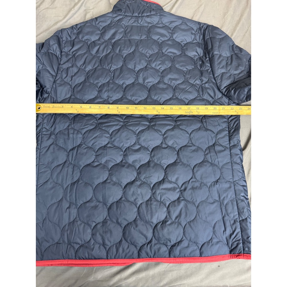 Brooks Brothers Mens Large Quilted Thermore Insulated Jacket Navy Blue Red NWT - Picture 3 of 16